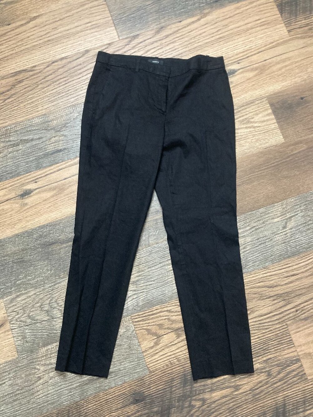 Theory Women’s Size 6 Black Straight Leg Dress Pants Career Trousers